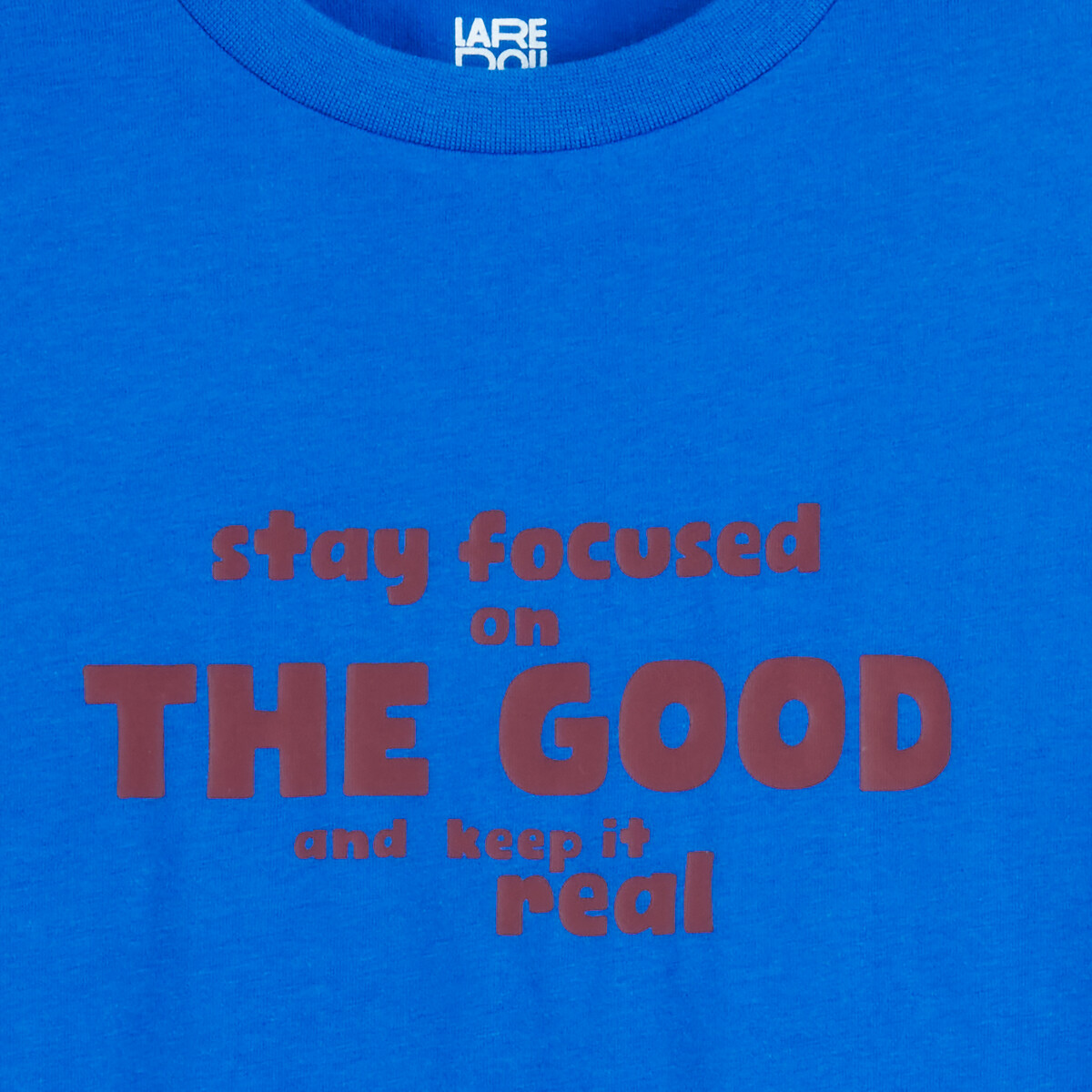 COLEÇÕES LA REDOUTE<br>Camiseta de manga comprida com texto