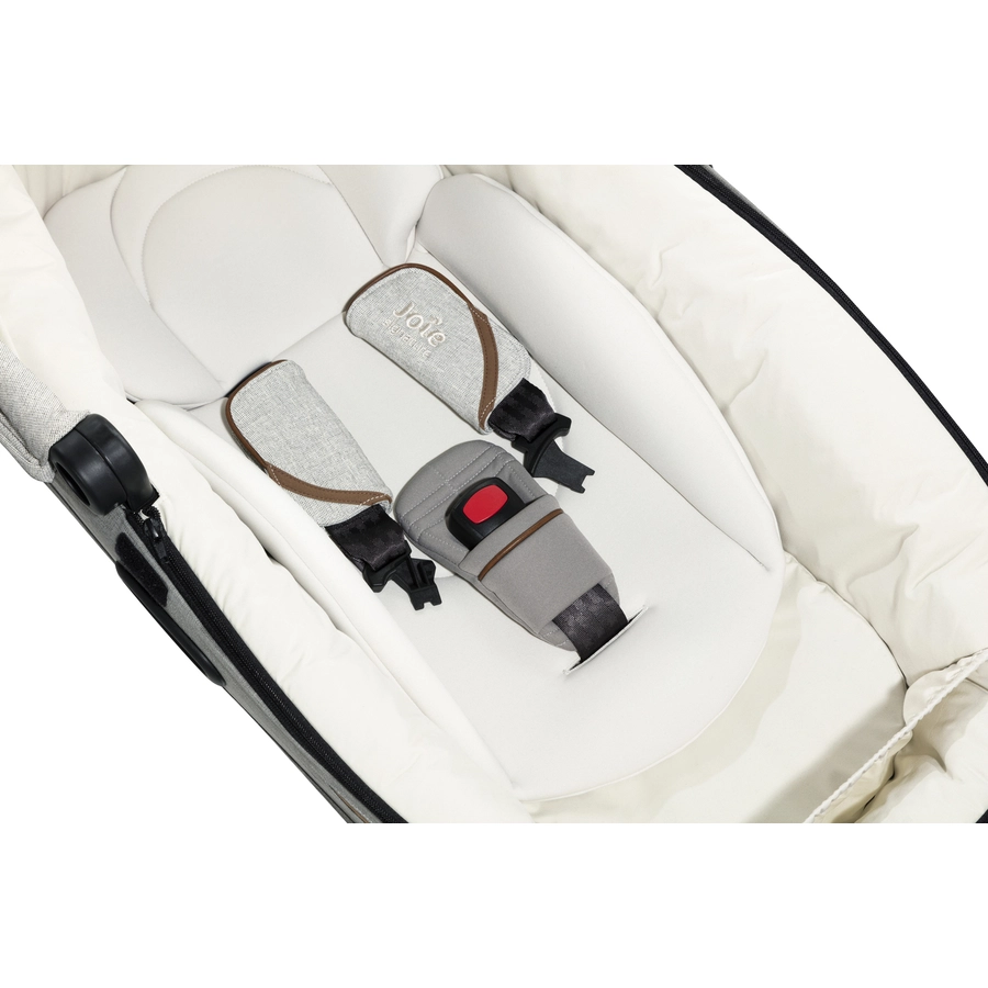 Joie Signature Sportwagen Finiti inkl. Auto-Babywanne Calmi R129 Oyster und i-Base encore