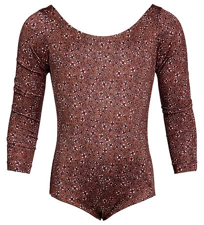 Rethinkit Turnanzug - Frida - Rose Brown Blumen