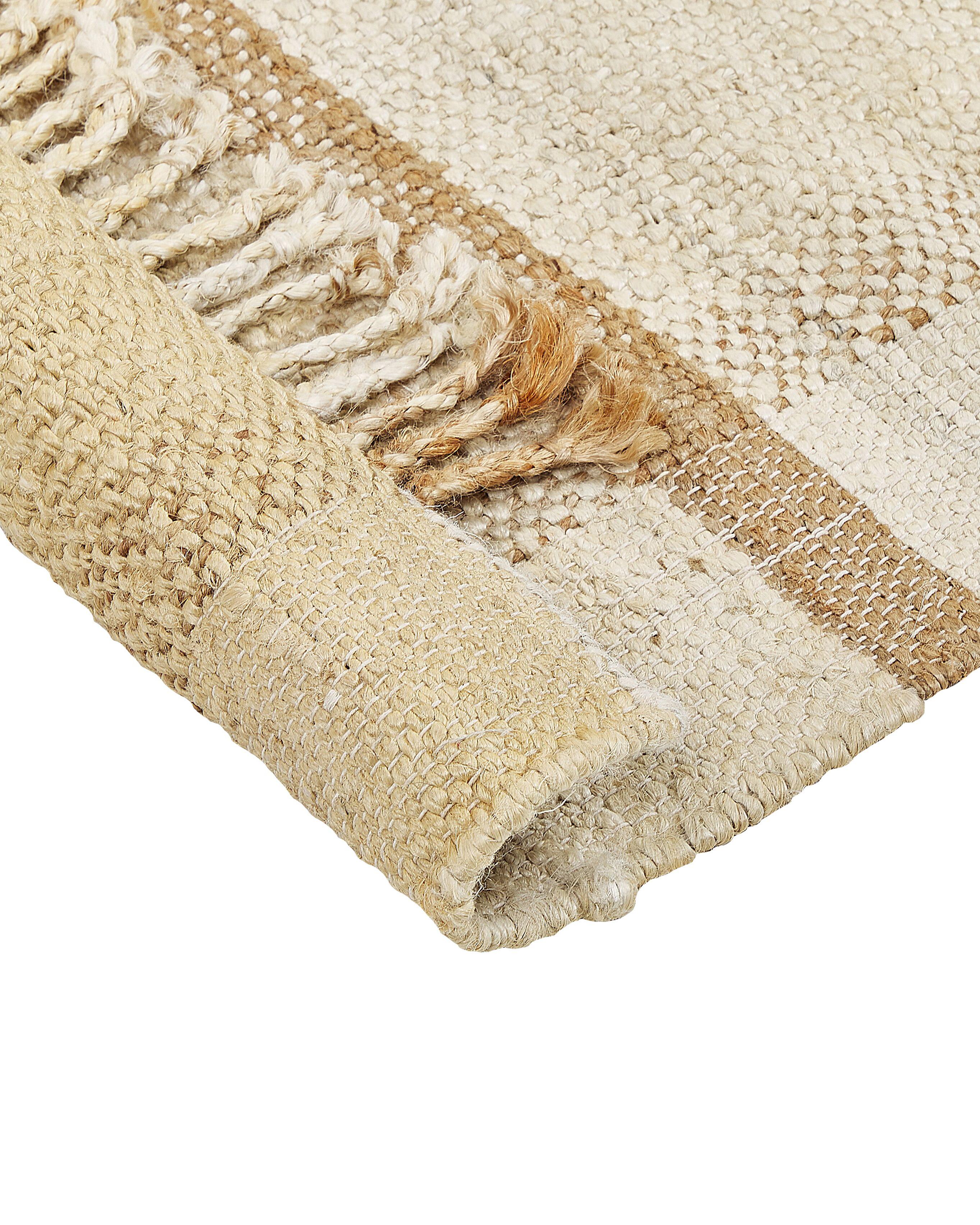 Vloerkleed YELMEZ Beige 160 x 230 cm Jute