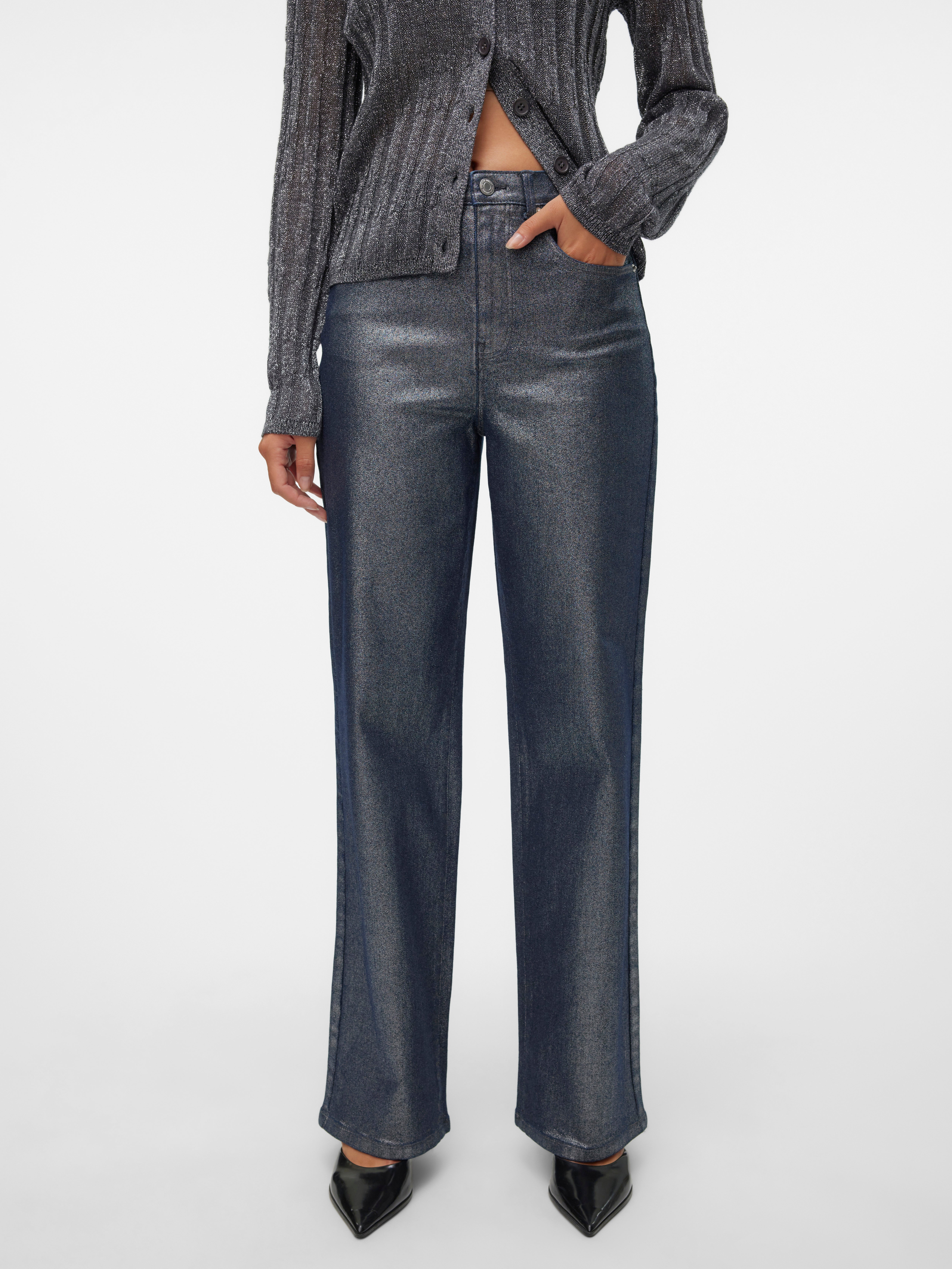 VMTESSA High rise Wide leg fit Jeans