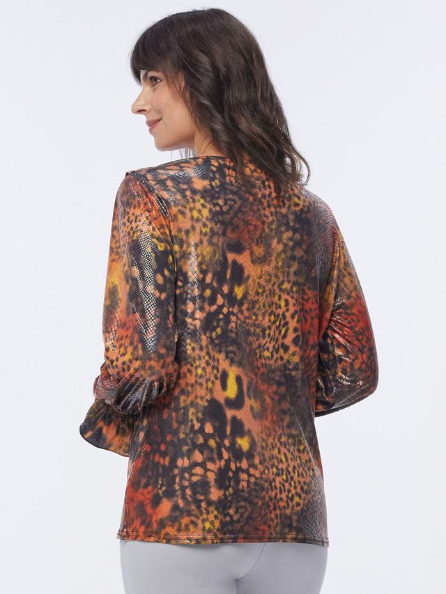 Blusenshirt mit Rüsche