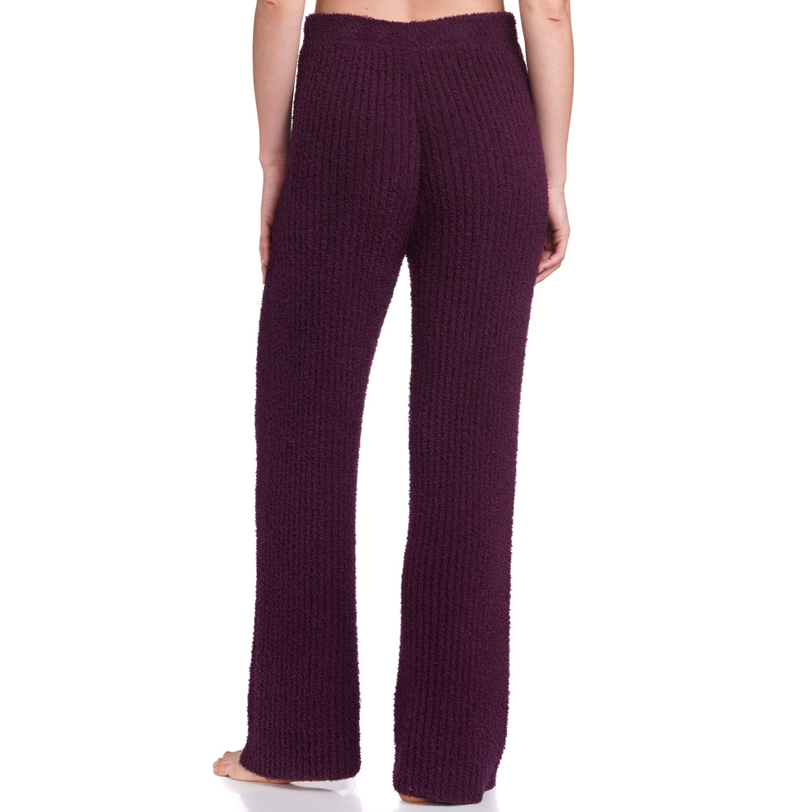 Gina Benotti Damen Loungewear-Hose in Ripp-Struktur lila