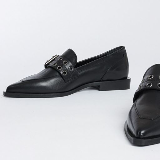 Bukela Valerie Loafers, Black, 38