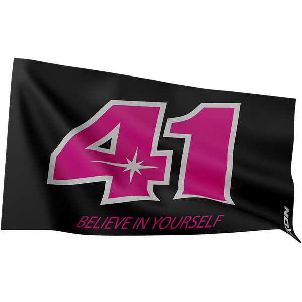 Ixon - Drapeau Aleix Espargaro 23 Noir / Rose