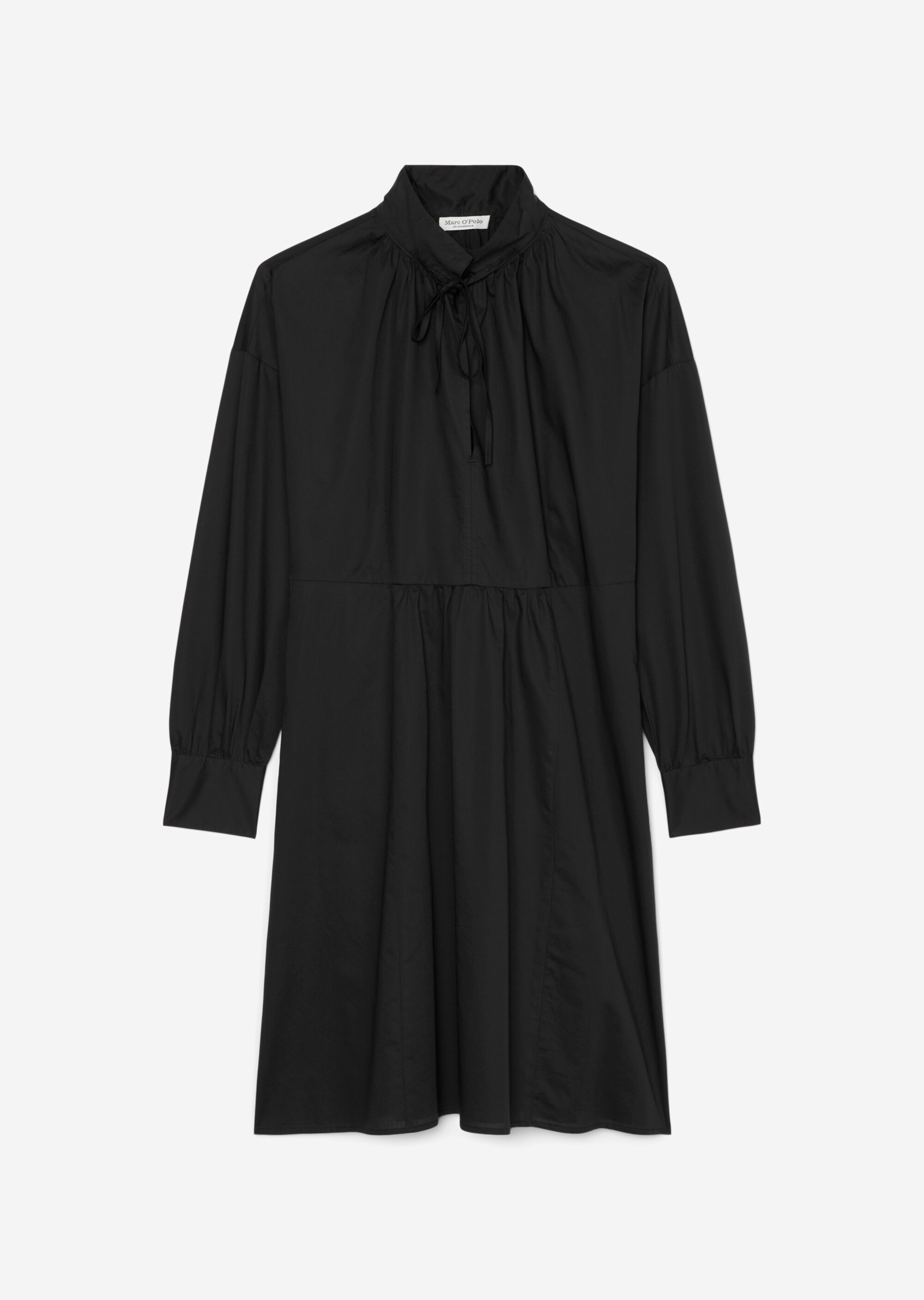 Knielanges Kleid A-Shape aus Organic-Cotton-Lyocell-Mix