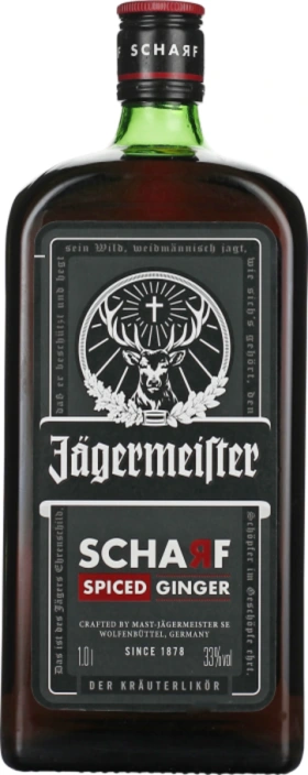 JÄGERMEISTER SCHARF HOT GINGER 1LTR