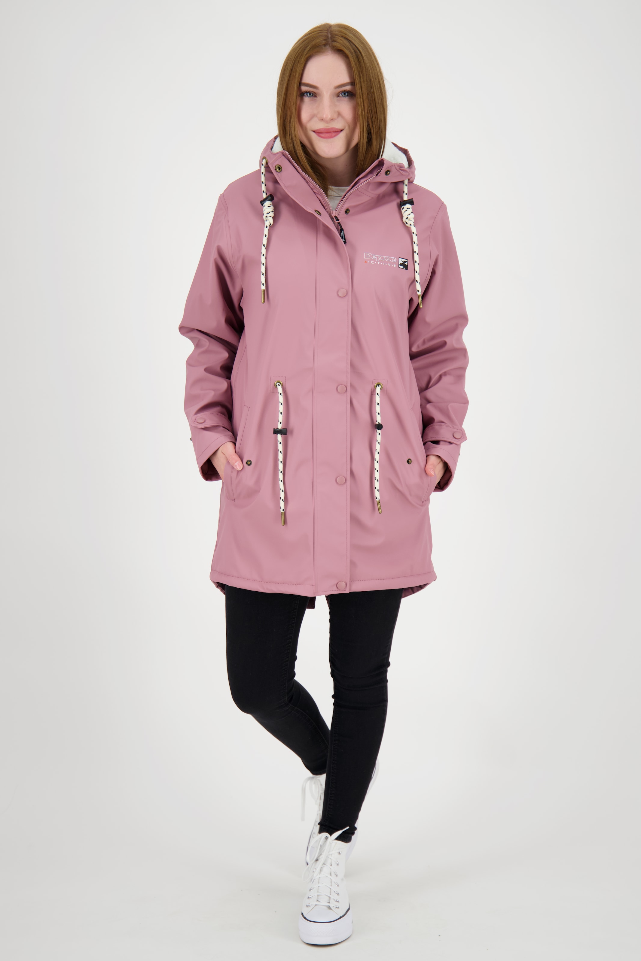 DEPROC Active Regenjacke »Friesennerz ELLESMERE WOMEN« auch in Grossen Grössen erhältlich