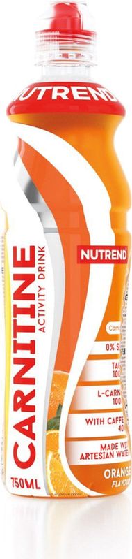 Carnitine Activity Drink with Caffeine 8x 750ml Orange