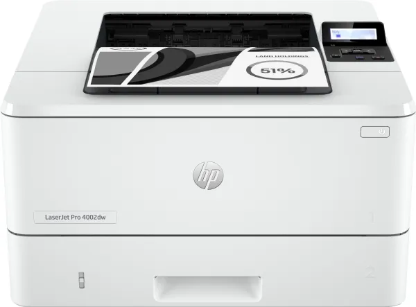 HP LaserJet Pro 4002dw - Printer - S/H - Duplex - laser - A4/Legal - 4800 x 600 dpi - op til 40 spm - kapacitet: 350 ark - USB 2.0, Gigabit LAN, Bluetooth, Wi-Fi(n)