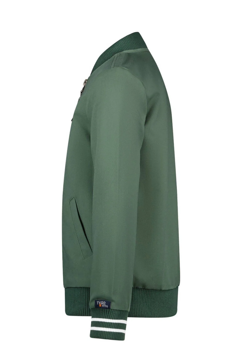 TYGO & vito sweatvest groen
