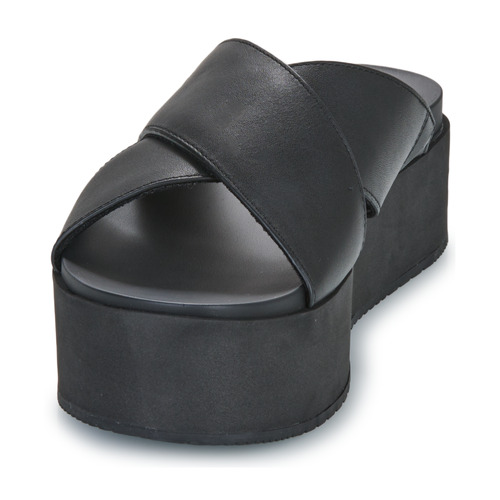 Calvin Klein Jeans - FLATFORM CROSS MG UC Negro