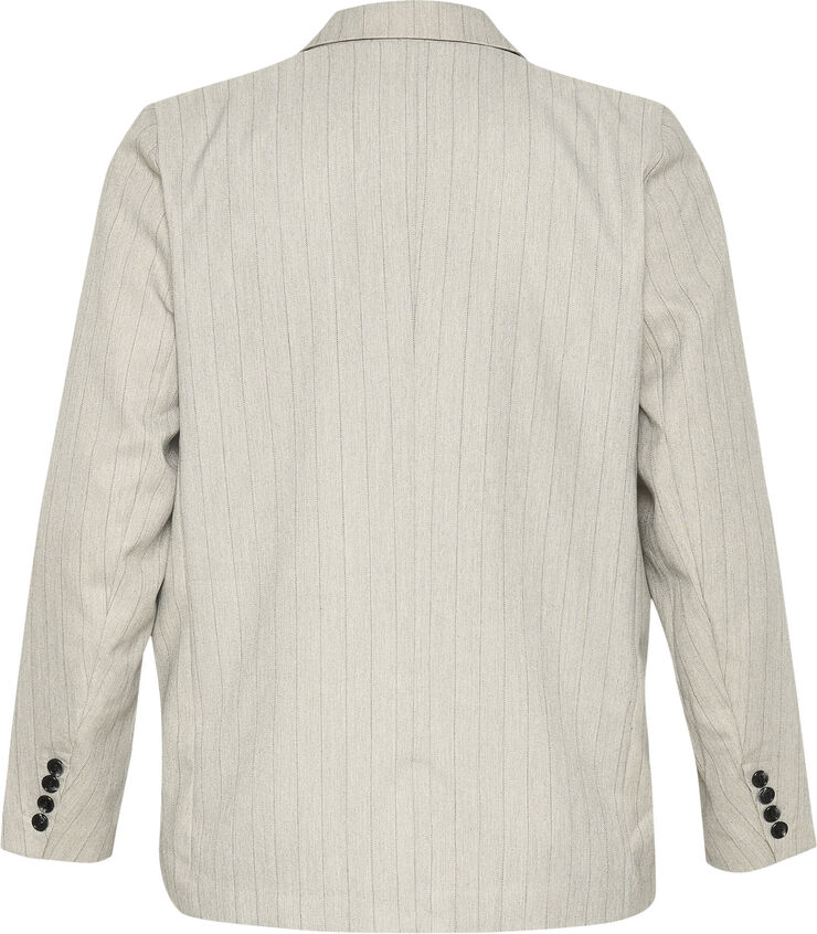Kaffe Curve KCkaja Blazer Grey pinstripe