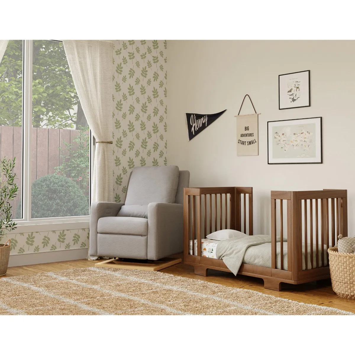 Babyletto Couchette Convertible 8 en 1 Yuzu - Noyer