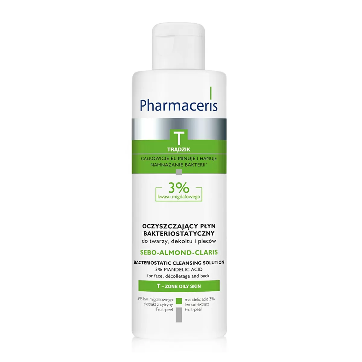 Pharmaceris T Sebo Almond-Claris Skintonic Uren Hud - 190 ml.