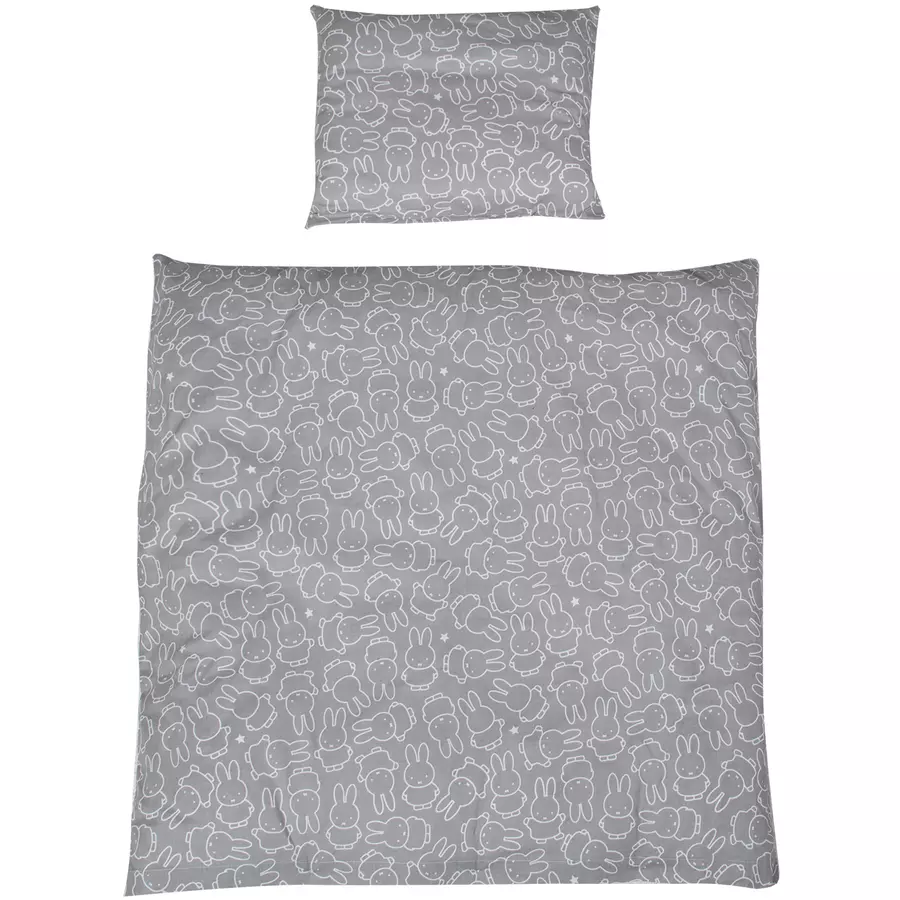roba Wiegenbettwäsche 2-teilig Miffy® 80 cm x 80 cm