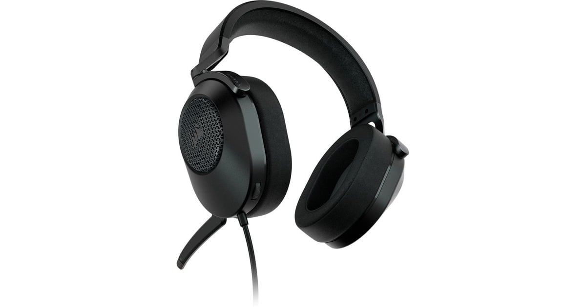 CorsairHS65 SURROUND over-ear gaming headset  (Carbon, Pc, PlayStation 4, PlayStation 5, Xbox Series X|S, Nintendo Switch)
