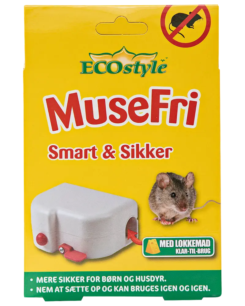 ECOstyle MuseFri Musefælde Smart & Sikker