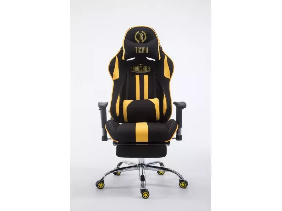 Chaise de bureau - Tissu - Noir / Jaune - Limit