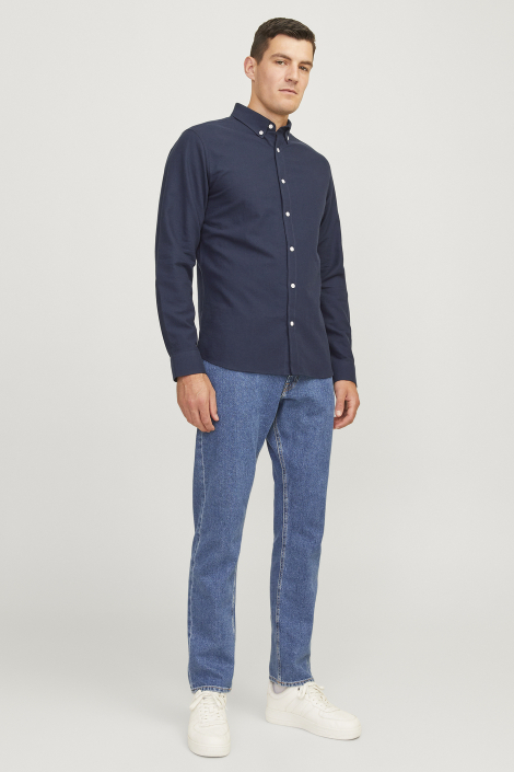 JJ Rebel blauwe heren overhemd