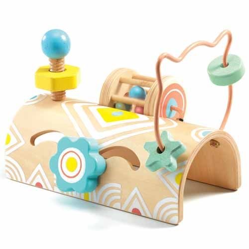 Djeco activiteitenspel met kralenframe - baby tabli