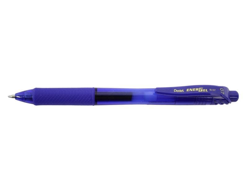pentel Gelschreiber EnerGel 0.7 mm, Blau, 1 Stück Rollerball zum Schreiben und Zeichnen