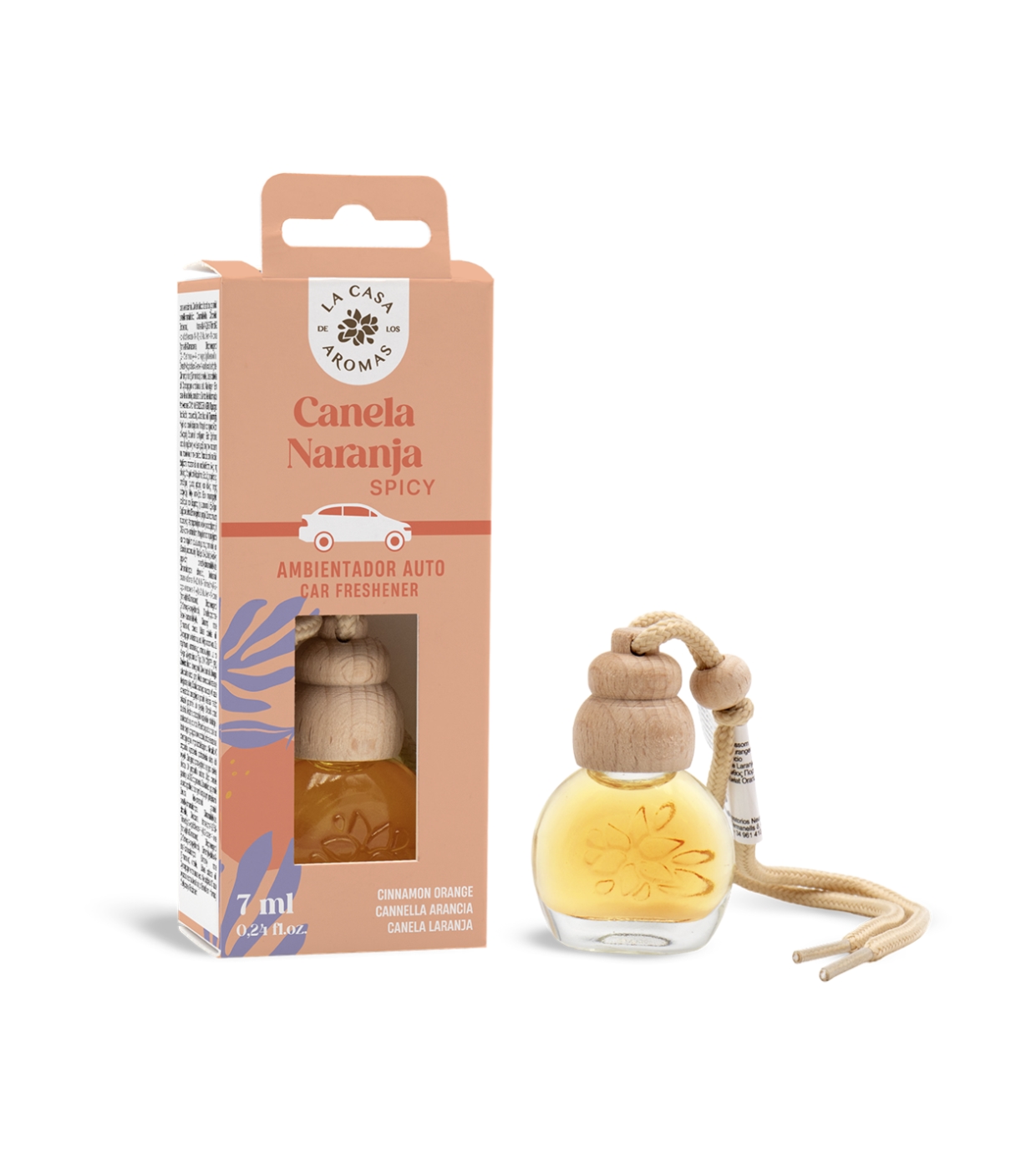 La Casa de los Aromas - Ambientador para carro - Laranja Canela