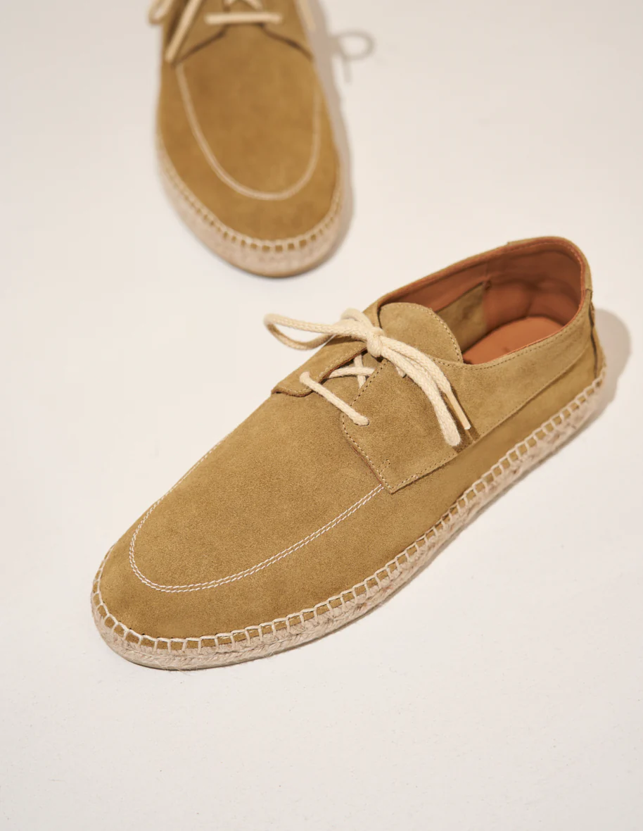 Espadrilles Charles - Suède kaki