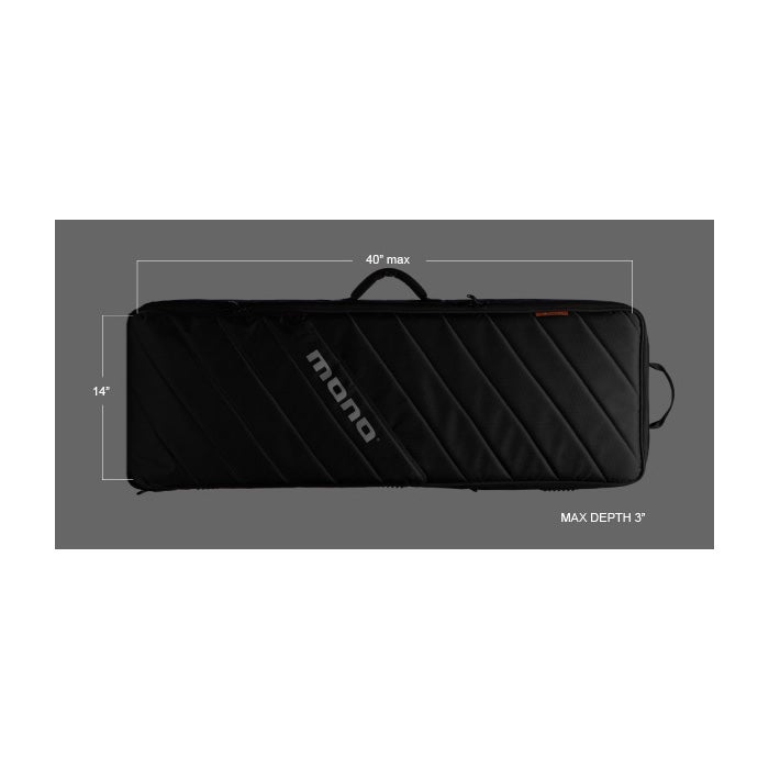Mono M80 Vertigo flightbag voor 61-toetsen keyboard 102x36x8 cm