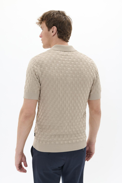 Matinique taupe heren polo