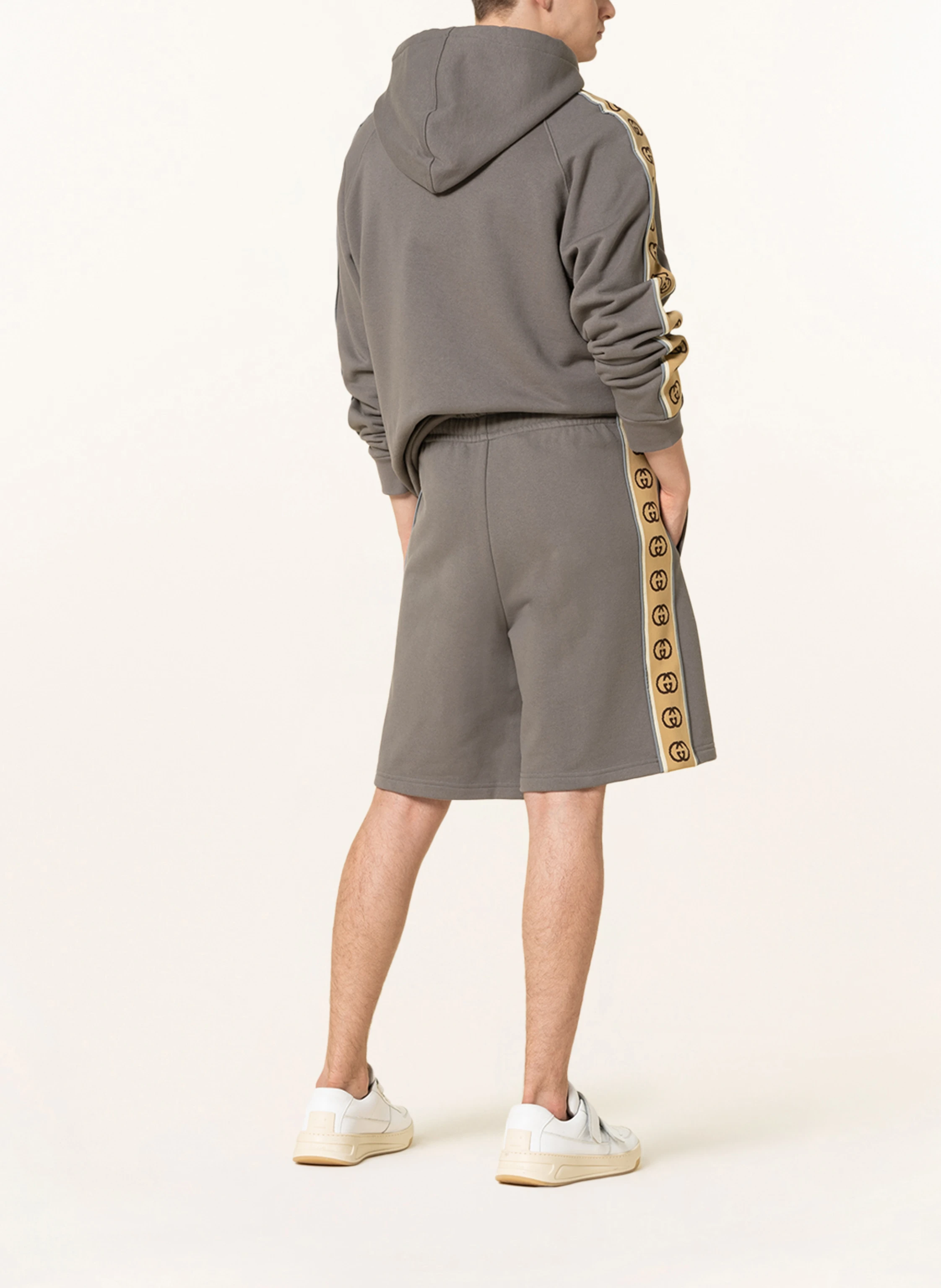 GUCCI Sweatshorts mit Galonstreifen