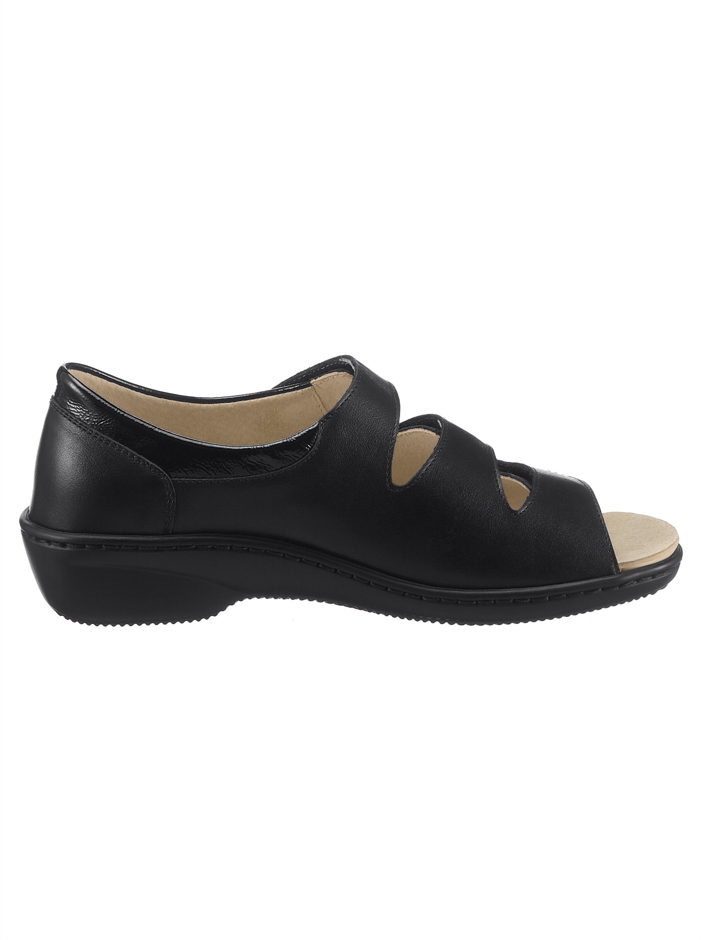 Sandale in schwarz