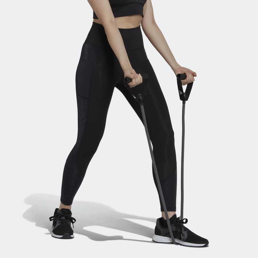 adidas Leggings Optime Shine - Noir Femme