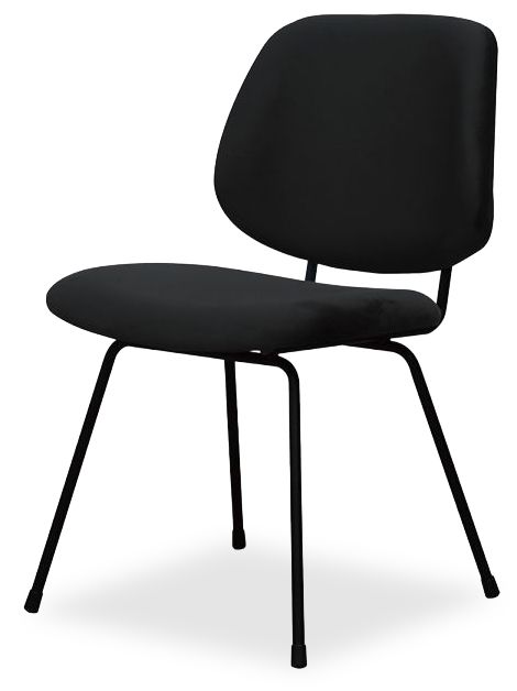 Eetkamerstoel Zwart ZM-88.018 Bello B48 x D58 x H82 cm