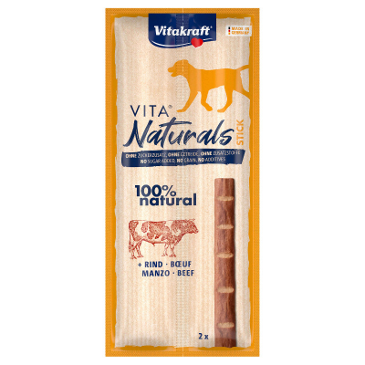 Vitakraft Hundesnack Naturals Dog Stick 2er Rind