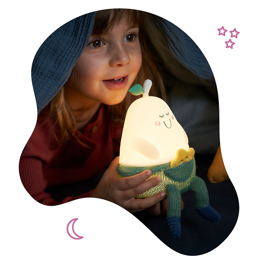 Veilleuse en silicone Bertille la poire