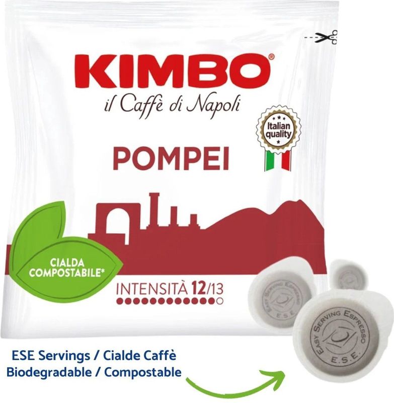 Kimbo - Pompei - Koffiepads - 44mm - 50 stuks