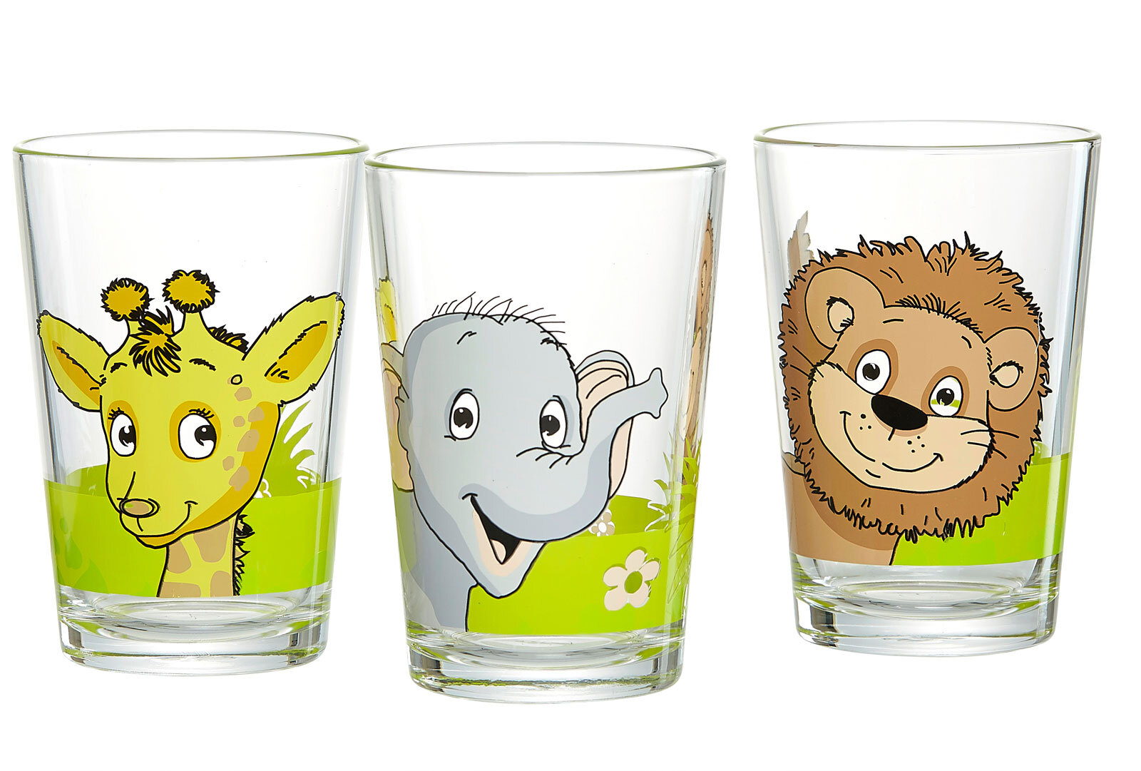 Ritzenhoff & Breker Kindertrinkglas-Set AFRIKATIERE 3-teilig
