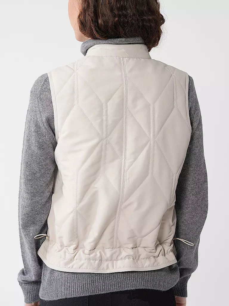 COMMA IDENTITY Steppgilet beige