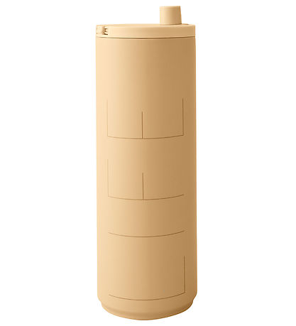 Design Letters Trinkflasche - Sports - 500 ml - Beige m. Life