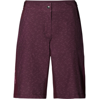 Vaude Ledro Print Shorts Cassis Damen