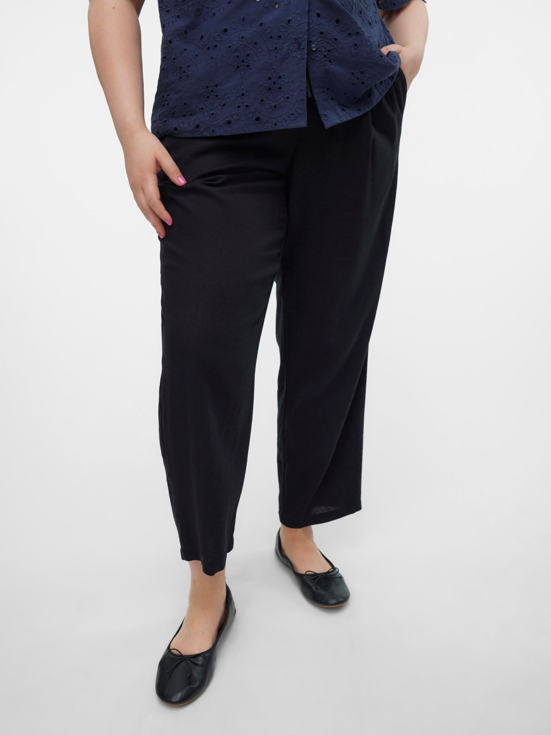 Vero Moda Curve Schlupfhose »VMJESMILO ANKLE PANTS WVN GA NOOS CUR«  Sommerhose