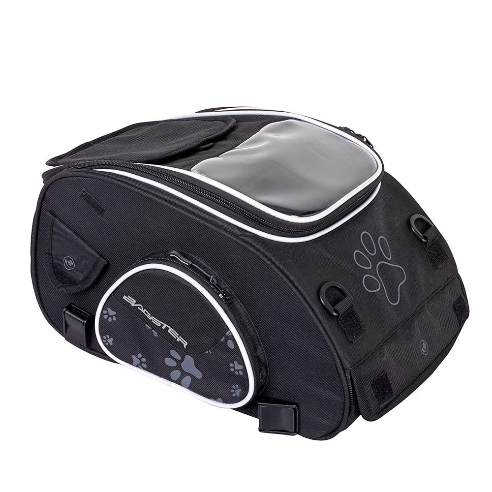 Bagster - Sacoche de réservoir pour animaux Mini Puppy Noir