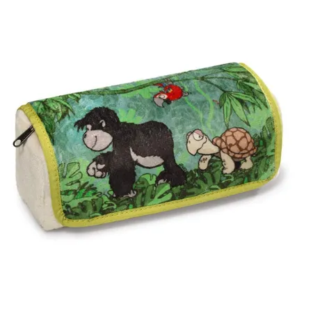 NICI Wild Friends Mäppchen zum Rollen, Plüsch, 19x7x7cm