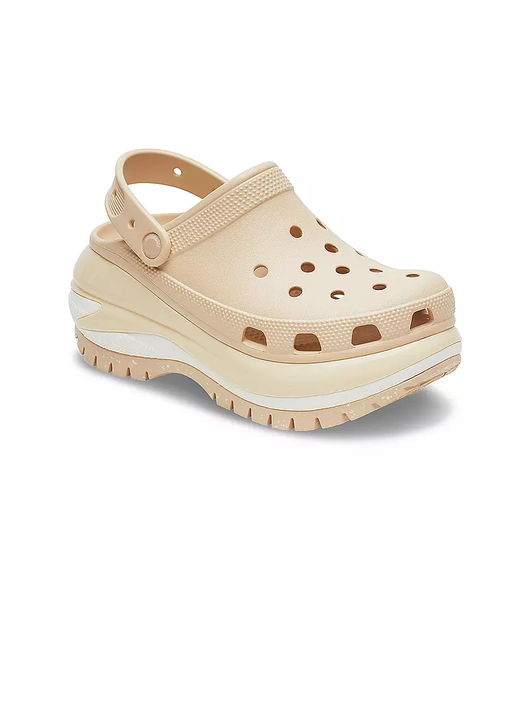CROCS Pantoletten MEGA CRUSH CLOG beige