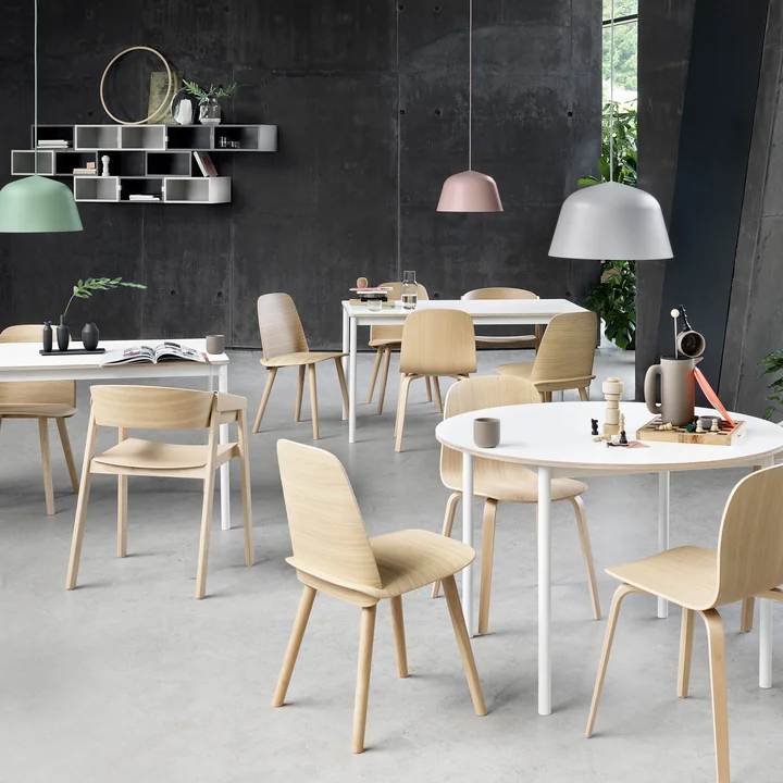 Muuto - Ambit Pendelleuchte, Ø 55 cm, weiss
