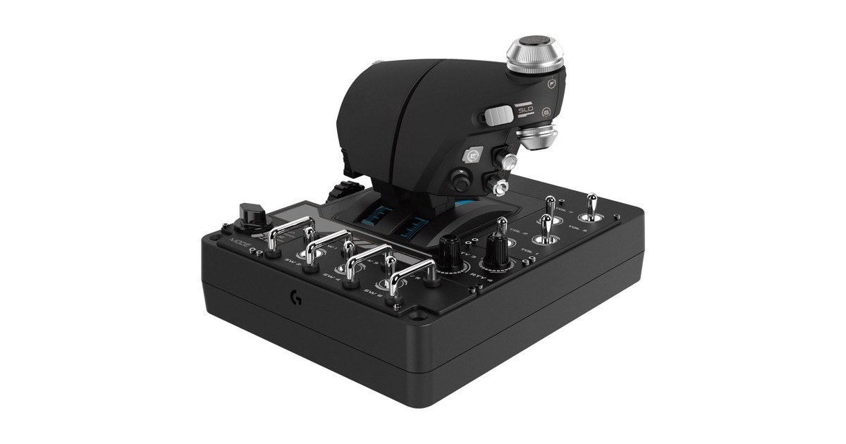 Logitech GX56 H.O.T.A.S. gaming hotas  (Zwart)