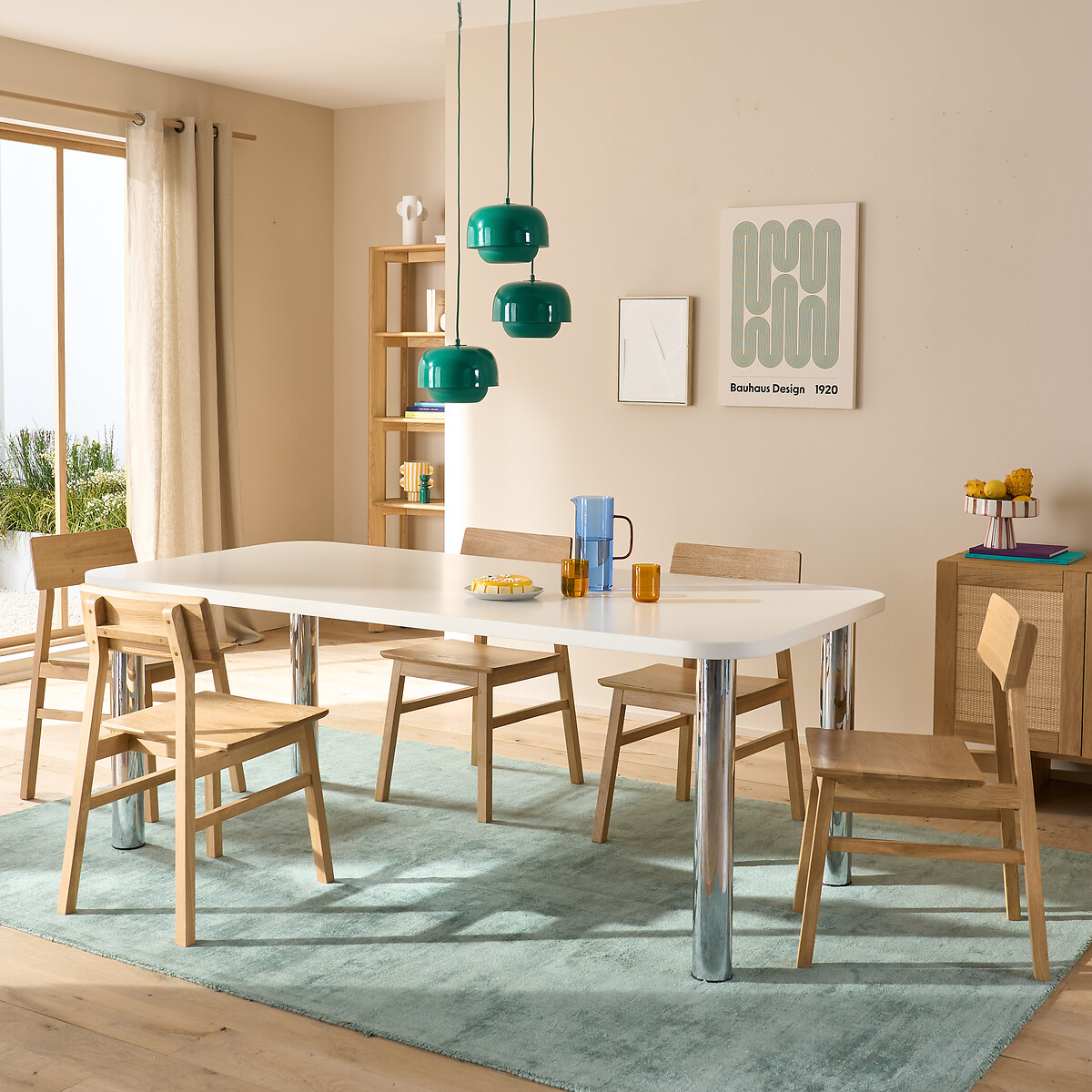 LA REDOUTE INTERIEURS<br>Conjunto de 4 pés de mesa, metal, Alzar