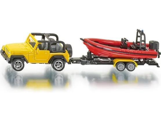 Siku Jeep With Boat