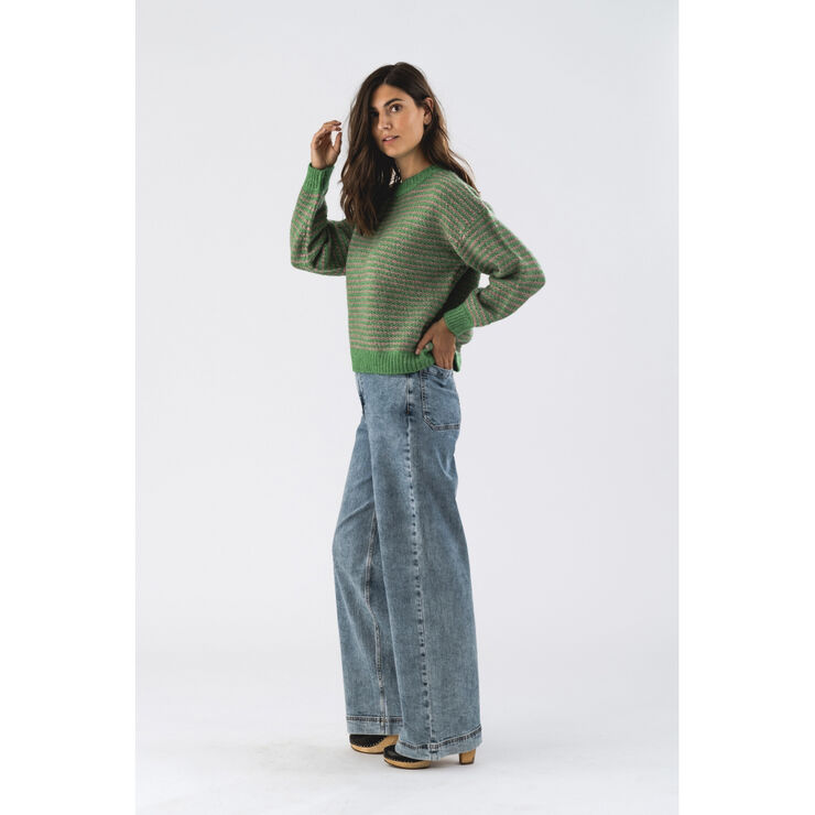 Lollys Laundry TerryLL Knit Jumper LS Green